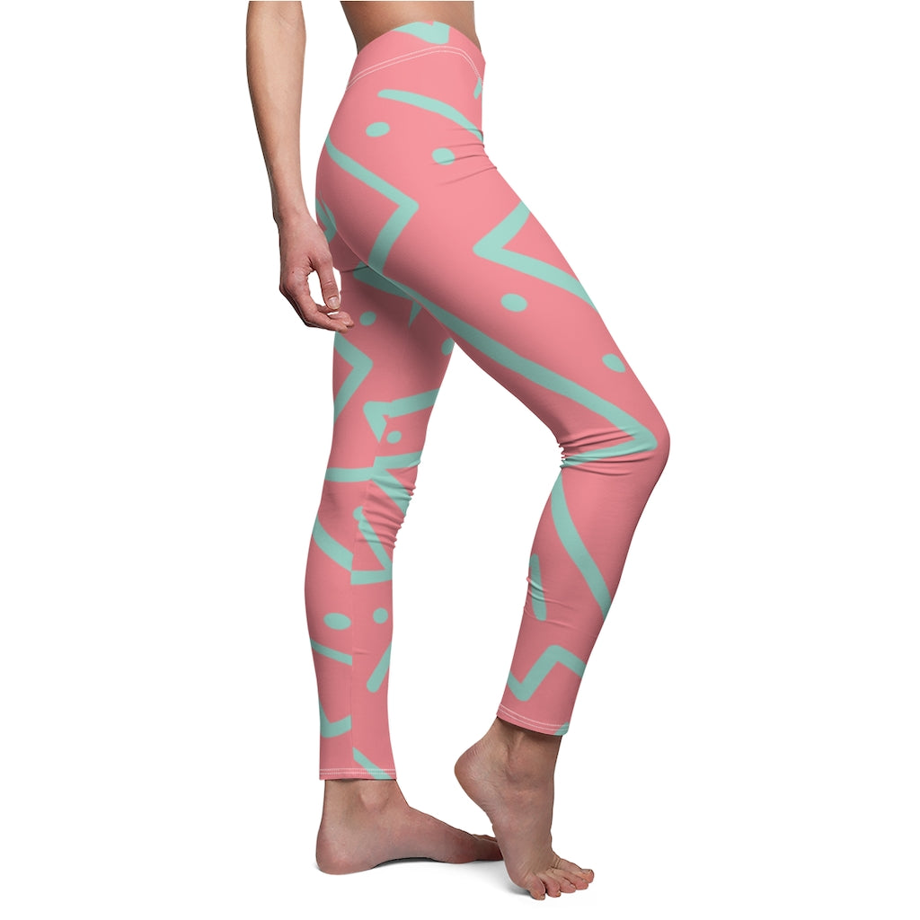 Pink Swirl Yoga Pants  Unique leggings, Leggings design, Pink swirls